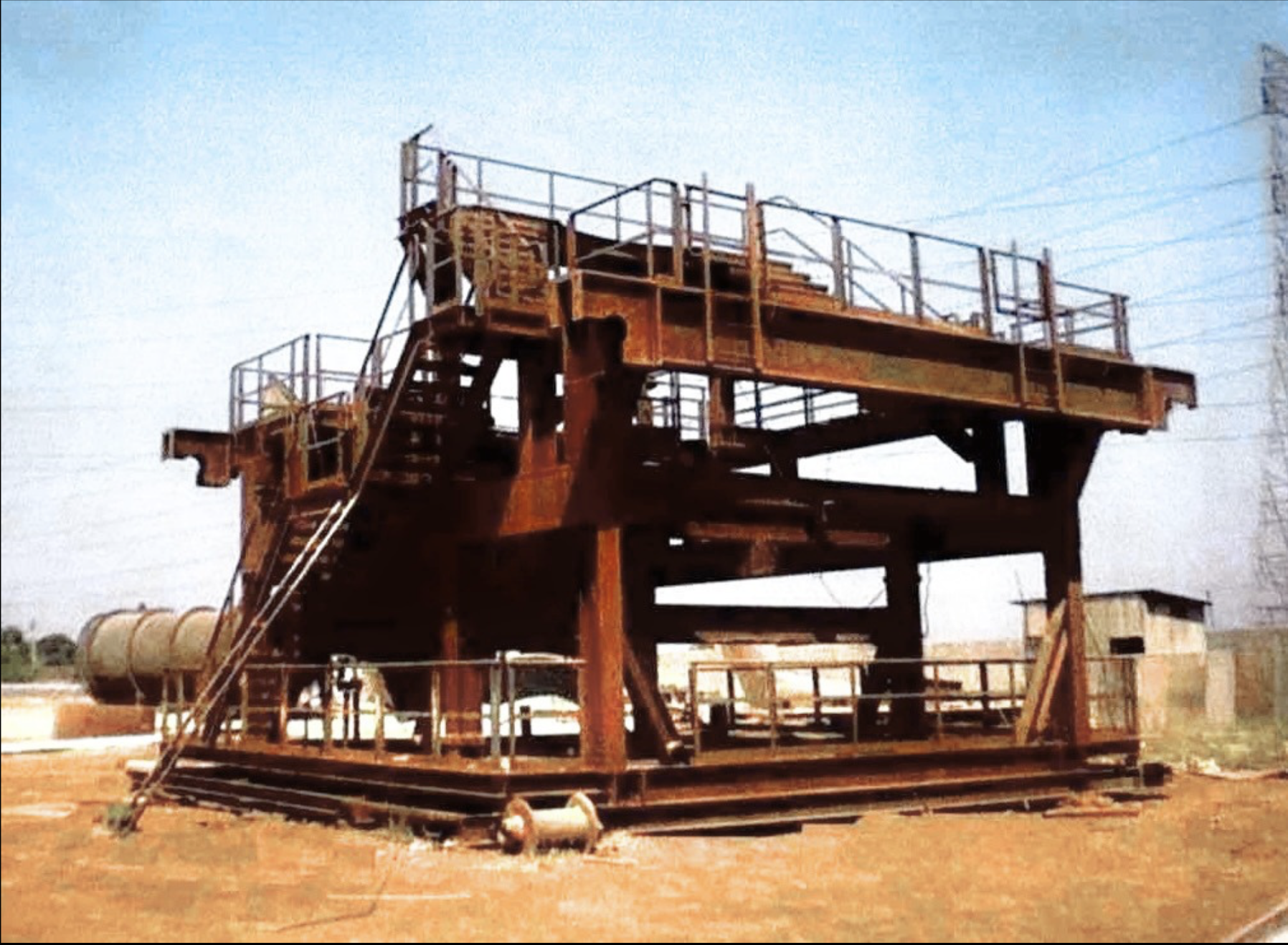 Hood transfer car structure fabricated by BISPCO