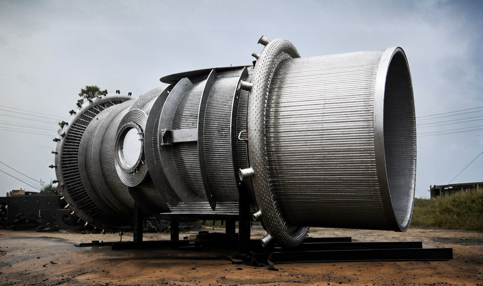 Water-cooled heat exchanger fabricated by BISPCO